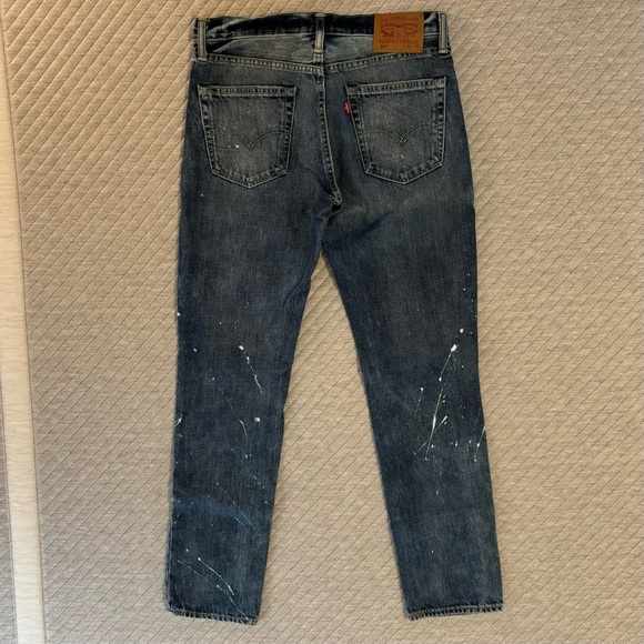 Levi’s 511 Jeans 32x32 cool painted hip rock and roll drippy - Picture 2 of 3